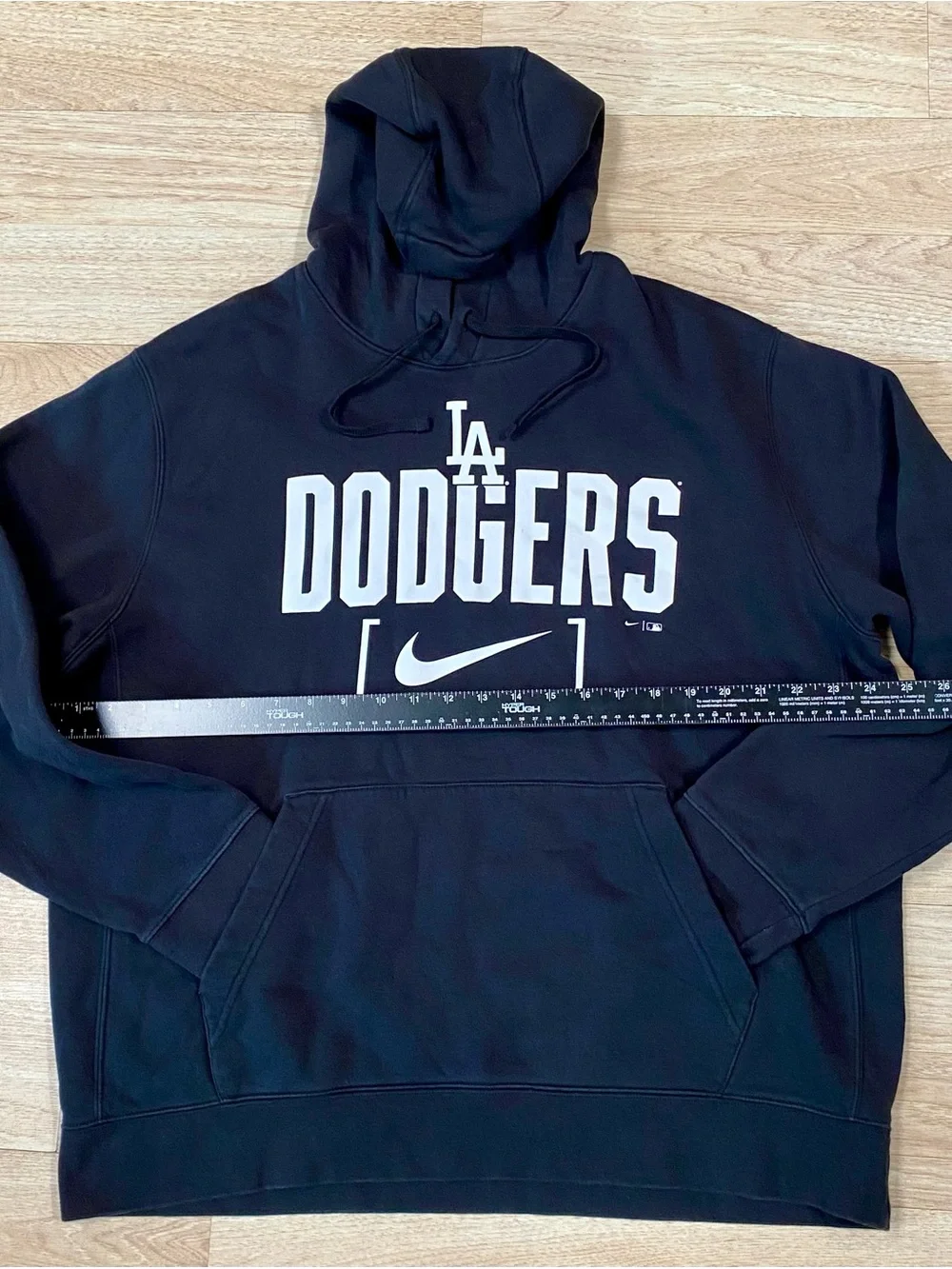 Nike Los Angeles Dodgers Hoodie Men’s XL Black MLB Baseball Pullover Sweatshirt